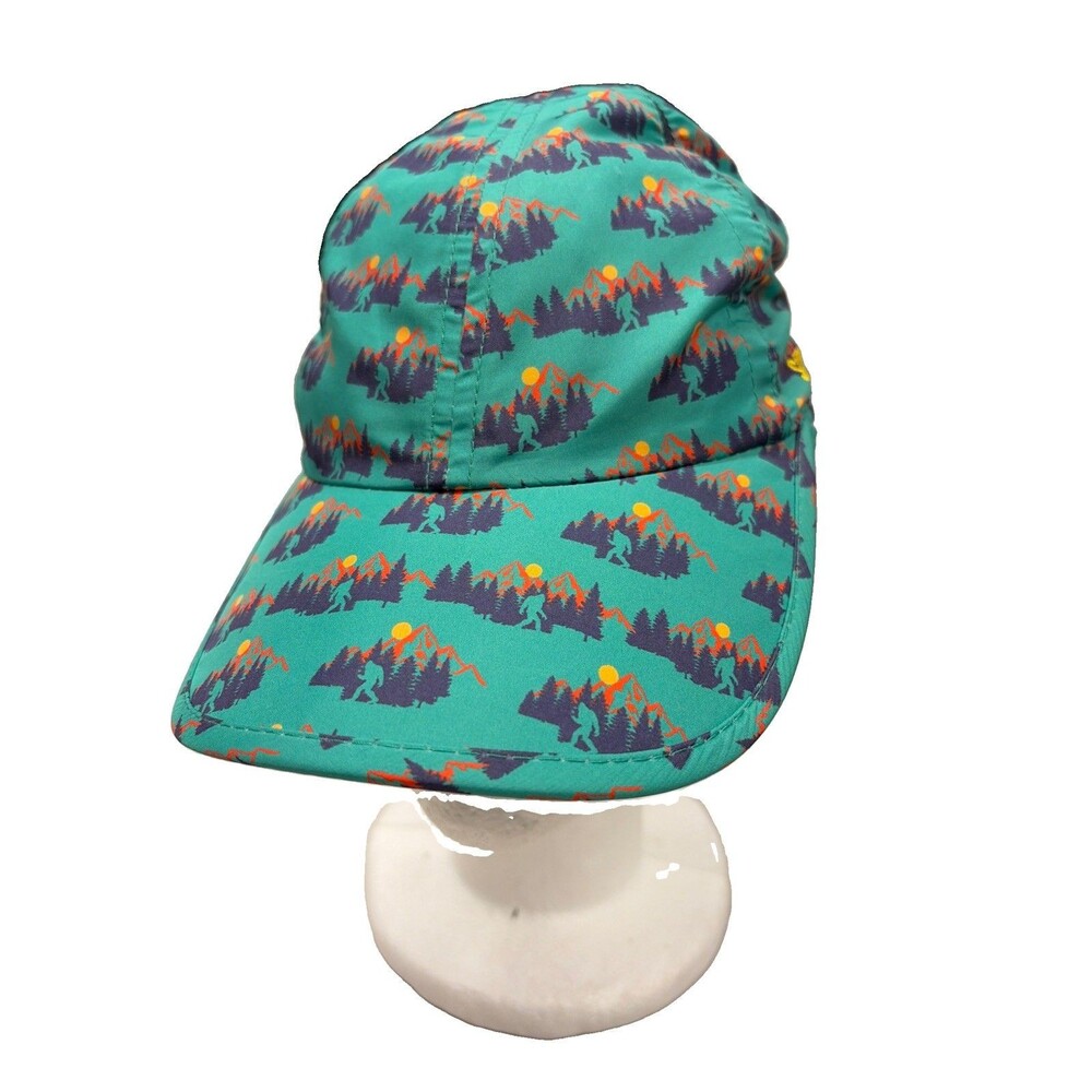 Sprints Bigfoot Outdoor Pattern Hat Teal Running Baseball Cap OSFM Sasquatch